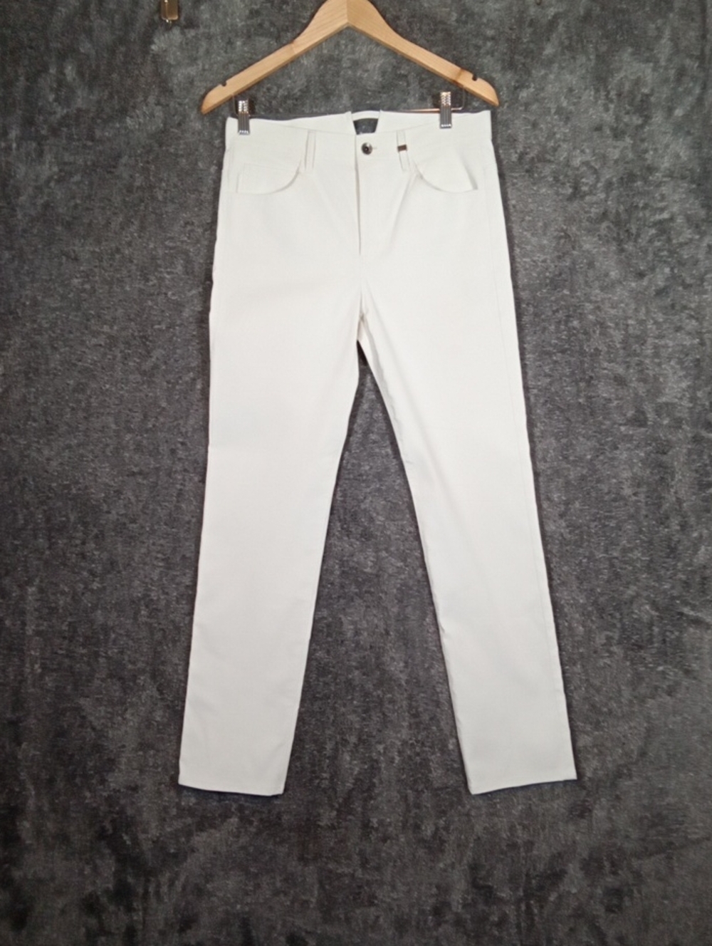 Helmut Lang White High-Rise Pants Skinny Luxury Capsule Wardrobe Womens Jeans